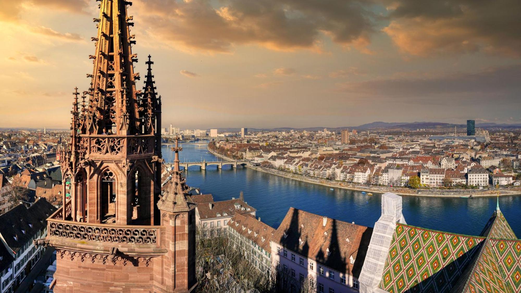 City Center Rooftop Studio With Oldtown View Basel Eksteriør bilde