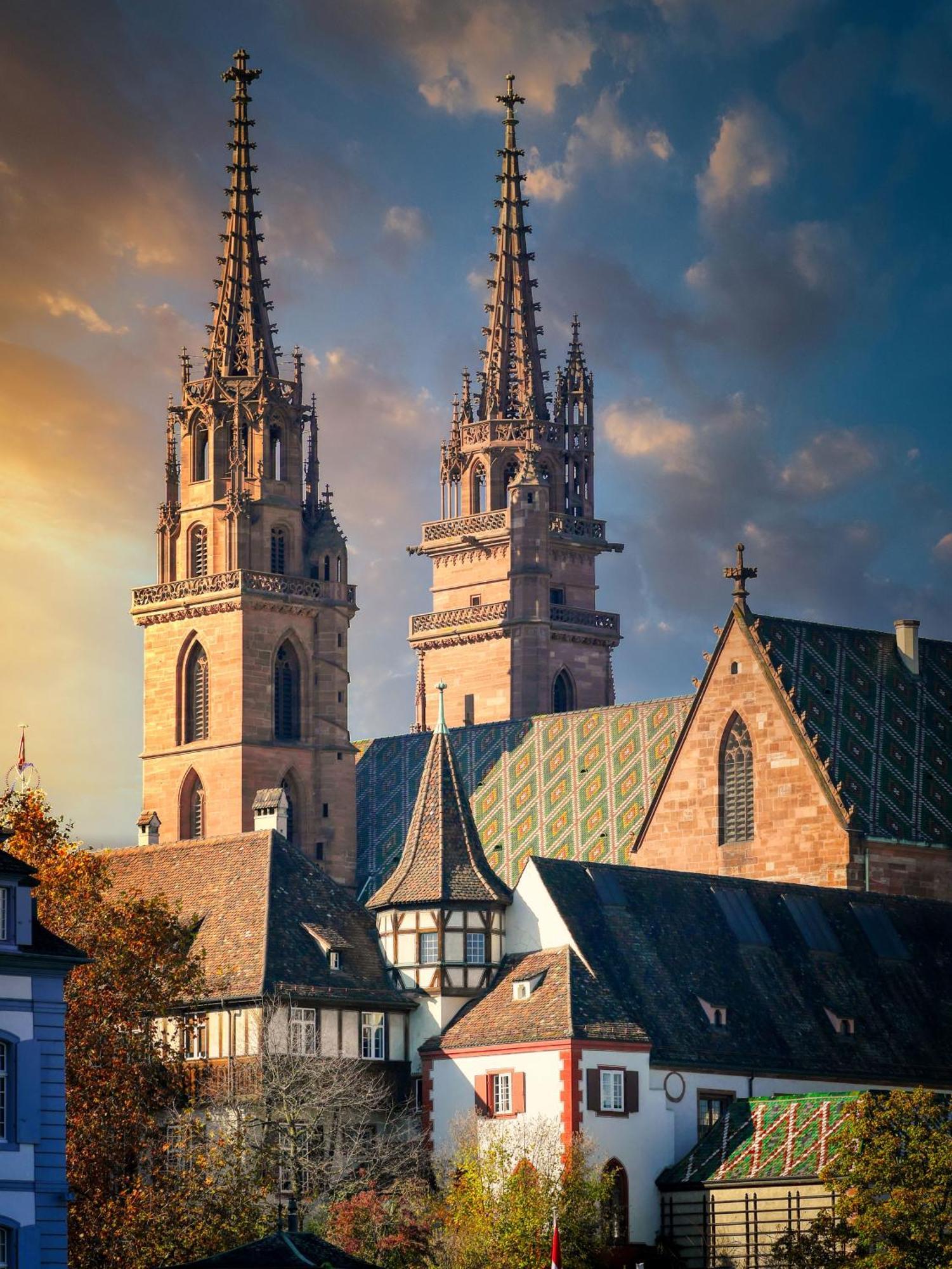 City Center Rooftop Studio With Oldtown View Basel Eksteriør bilde